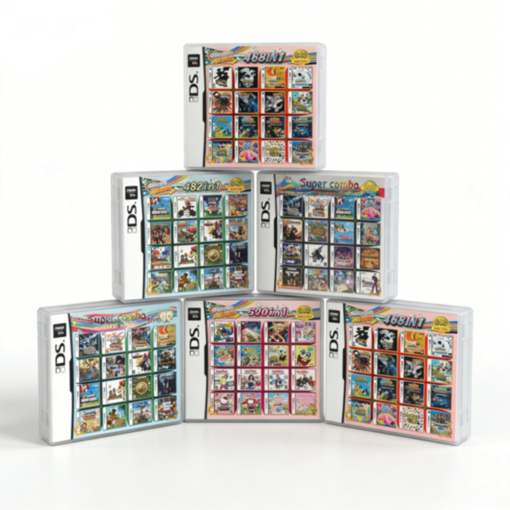 Retro Gaming Machine - •포켓몬 테마 다중 게임 카트리지 (DS/3DS/NDSL/2DS용)