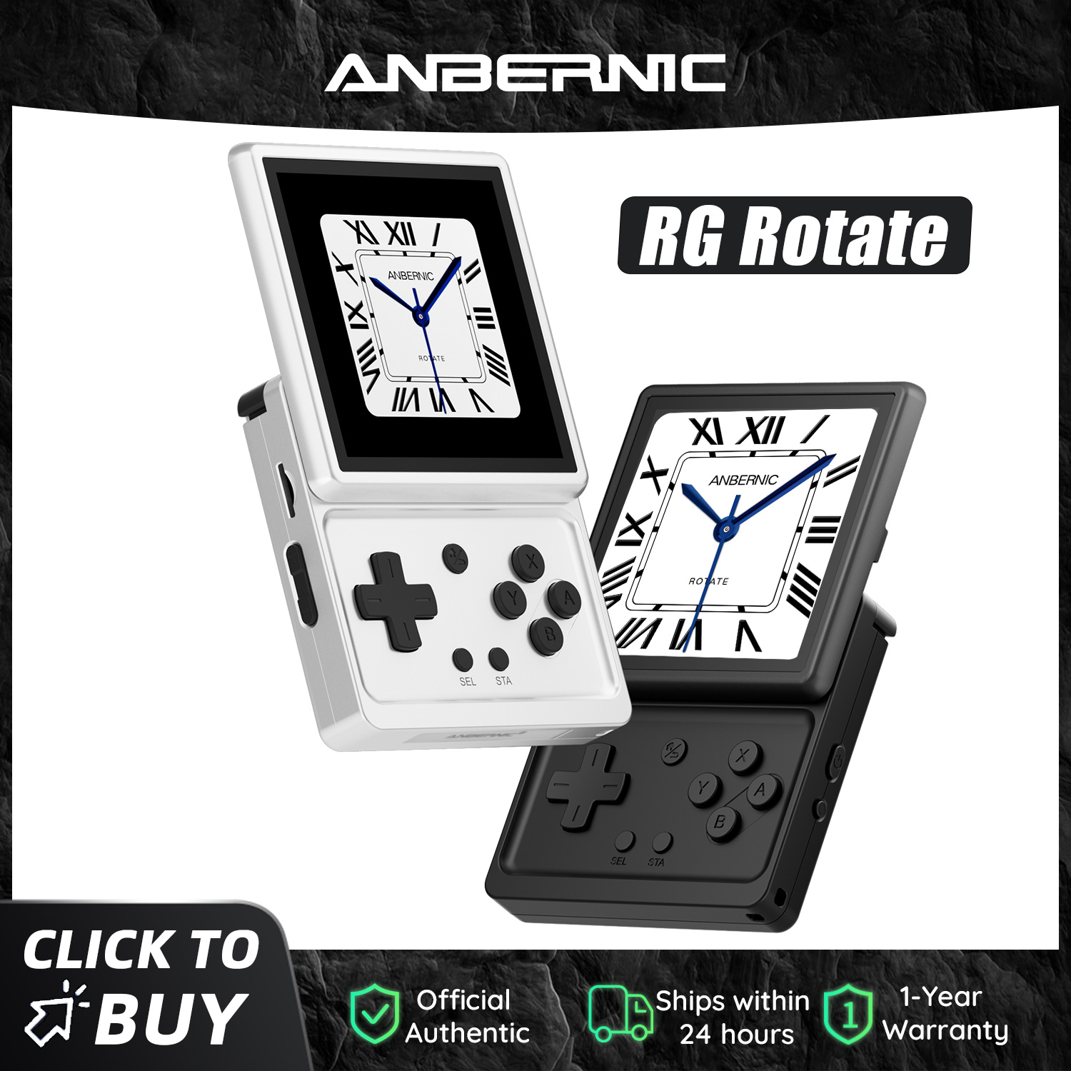 Retro Gaming Years - 안베르닉 RG 로테이트 레트로 휴대용 게임