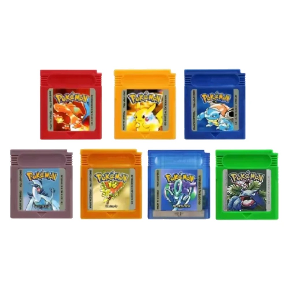 Retro Gaming Kit - GBC 16비트 포켓몬 게임 카트리지 세트,