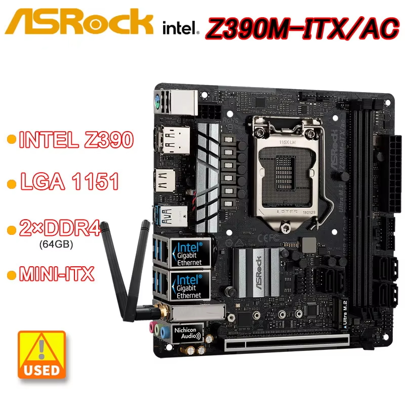 Intel Cpu Core I9 - Asrock Z390M-ITX/AC 미니-ITX 마더보드 인텔 Z390
