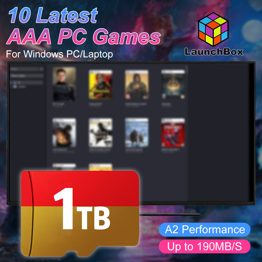 Retro Gaming Windows - JMachen 1TB 게임 TF 카드, 최신