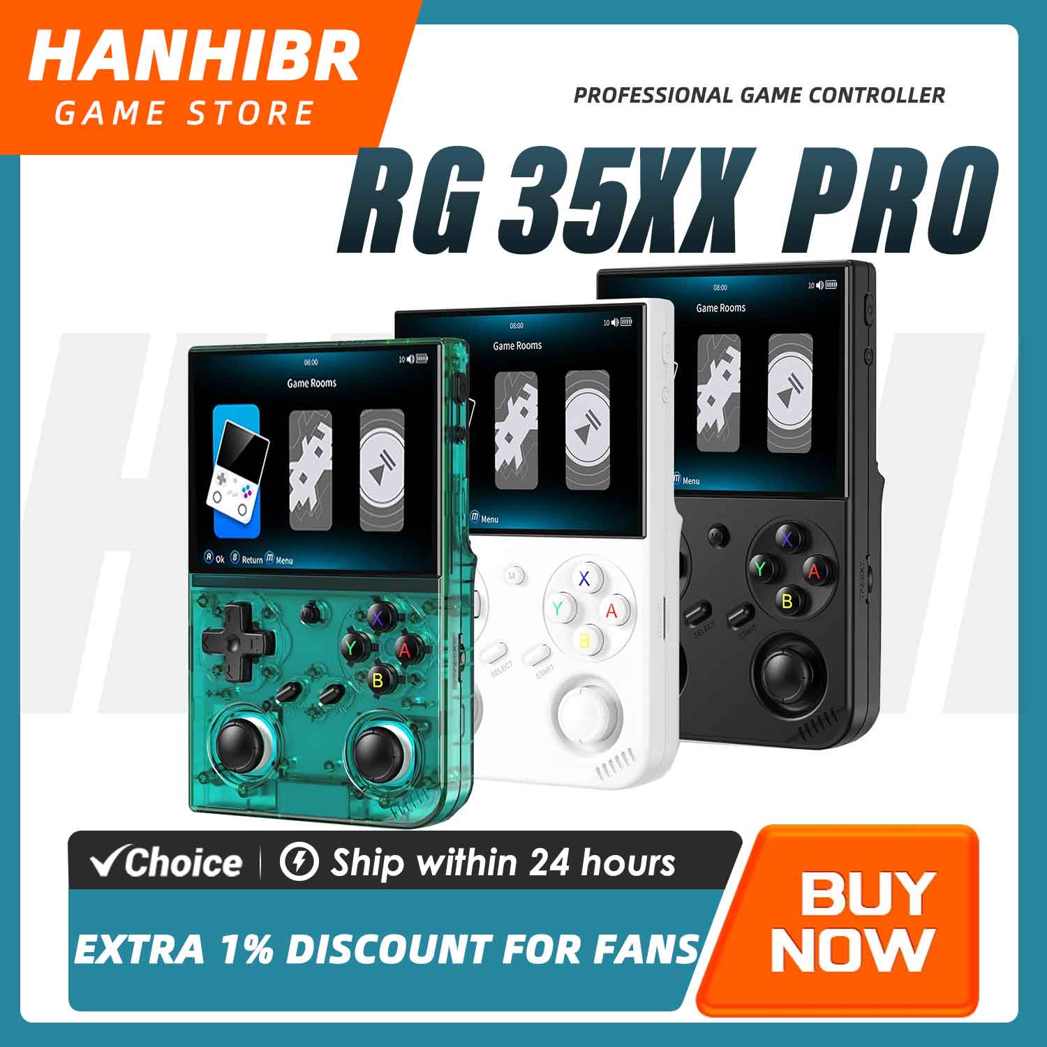 Retro Gaming Hdmi - ANBERNIC RG35XX Pro 수직형 레트로 휴대용