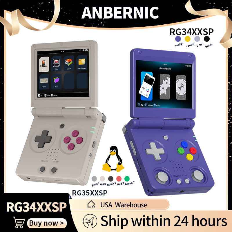 Anbernic RG34XXSP RG35XXSP 플립  - Retro Gaming Device 리뷰 및 가격