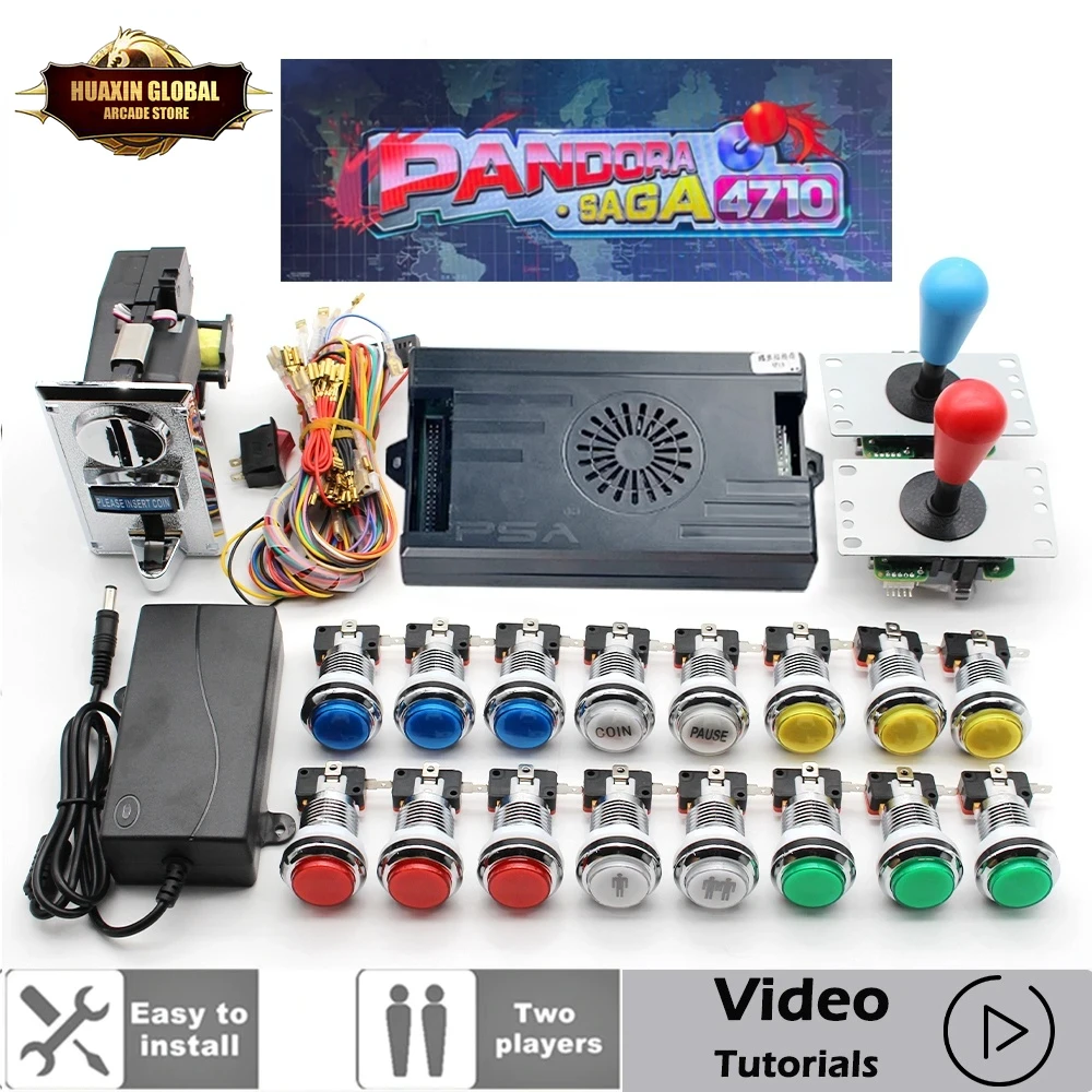 2 플레이어 4710 in 1 Pandora Saga  - Retro Gaming Cabinet 리뷰 및 가격