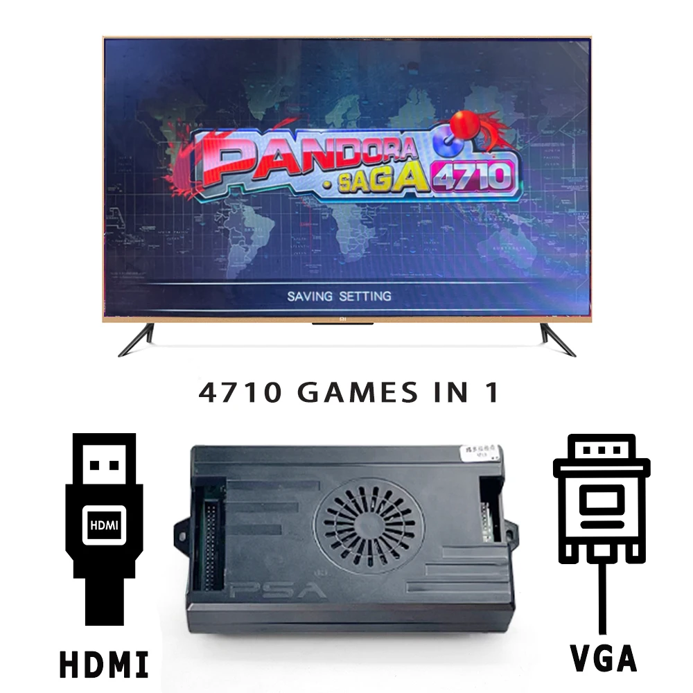 2 플레이어 4710 in 1 Pandora Saga  - Retro Gaming Cabinet 리뷰 및 가격