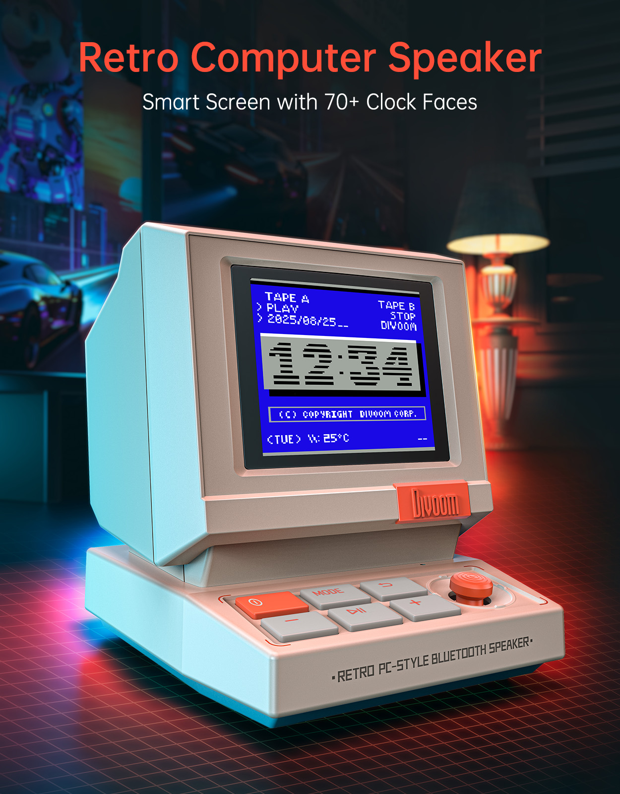 디붐 미니투 레트로 블루투스 스피커 휴대용 픽셀 디스플 - Retro Gaming Cabinet 리뷰 및 가격