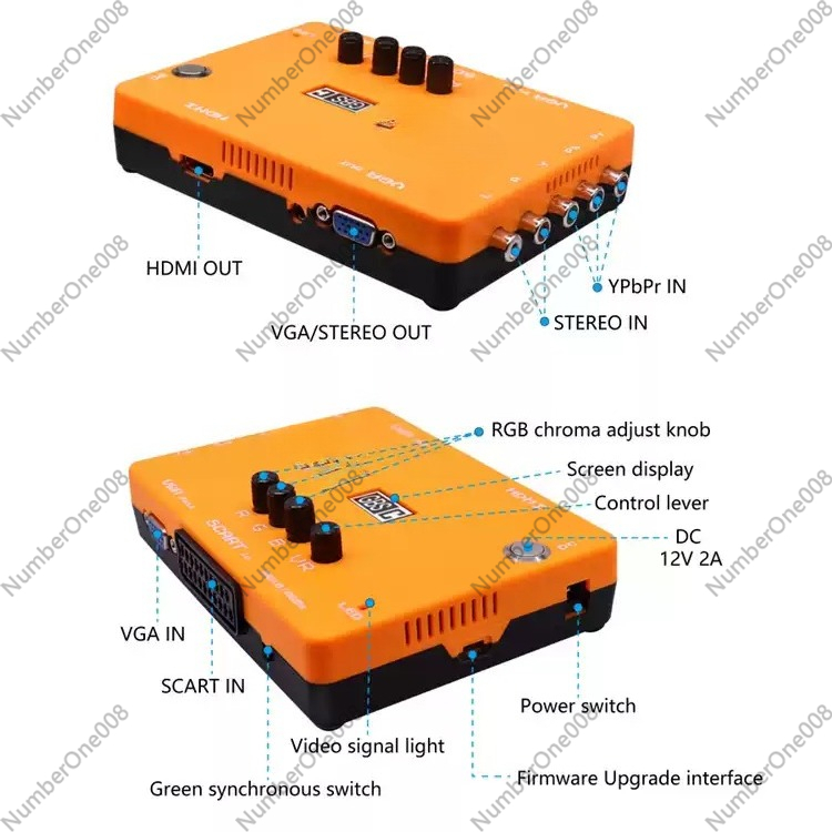 저해상도 게임 RGBS 컴포넌트 비디오를 VGA HDM - Retro Gaming Hdmi 리뷰 및 가격