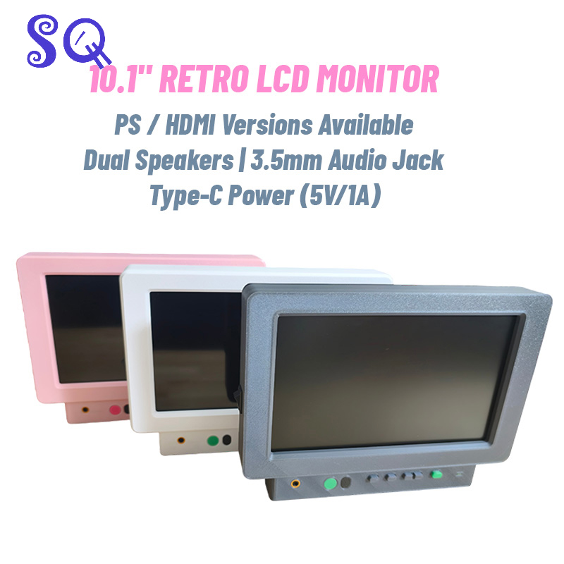 10.1인치 레트로 CRT 스타일 LCD 모니터 (PS - Retro Gaming Years 리뷰 및 가격