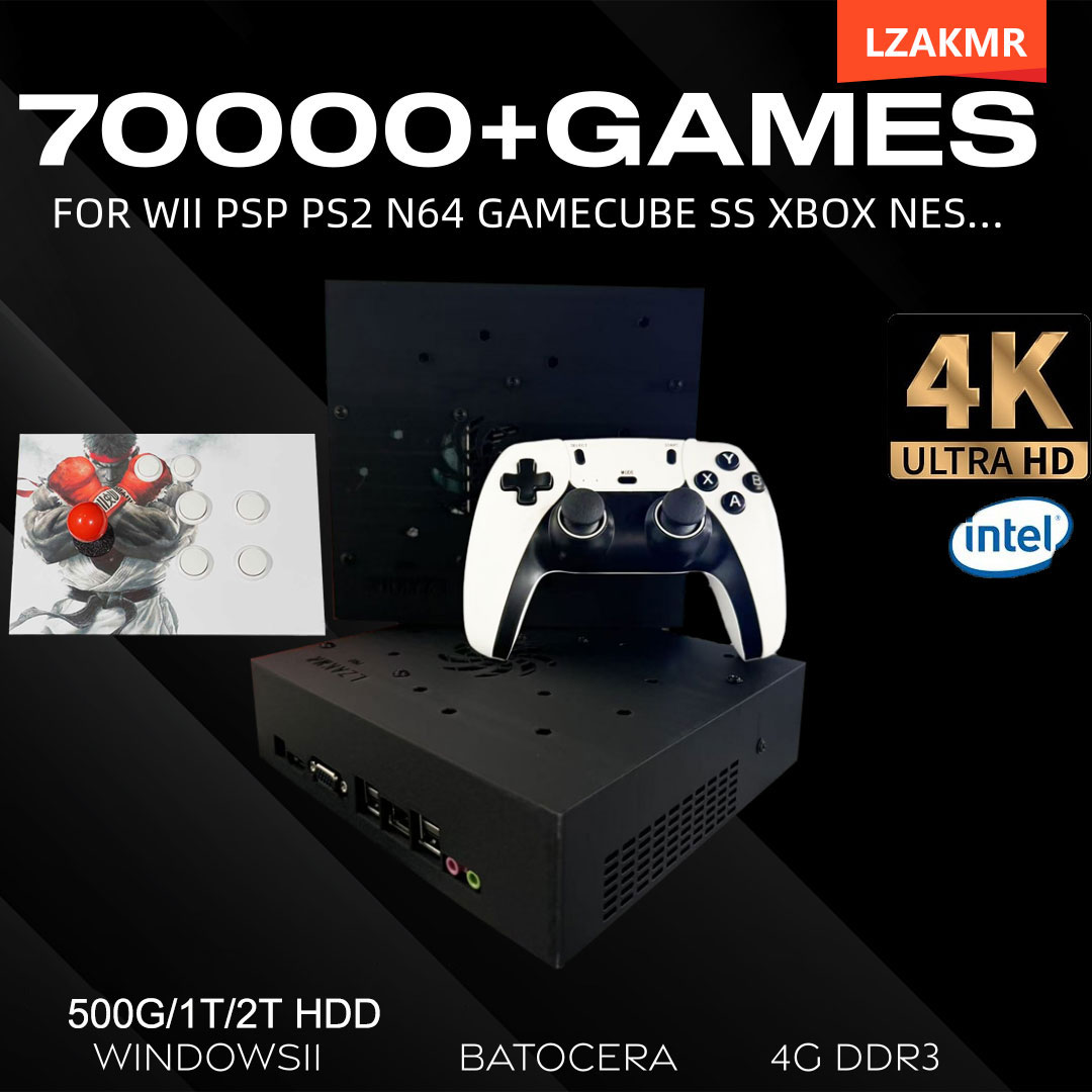 레트로 게임 콘솔 70000+ 게임 2TB T8 Wii - Retro Gaming Windows 리뷰 및 가격